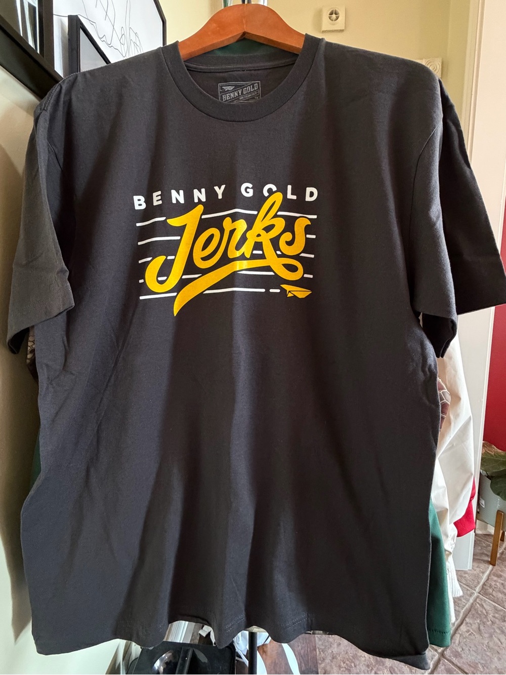 Benny Gold Jerks Graphic Tee Black XL Made in  NWOT